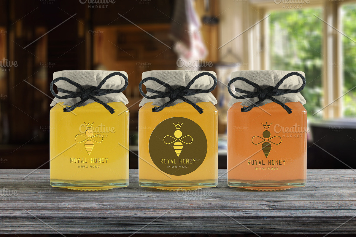 Royal Honey Logo Design in Logo Templates - product preview 8