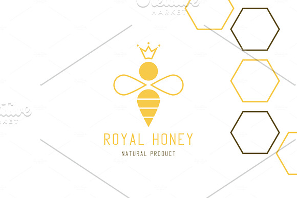 Royal Honey Logo Design in Logo Templates - product preview 1