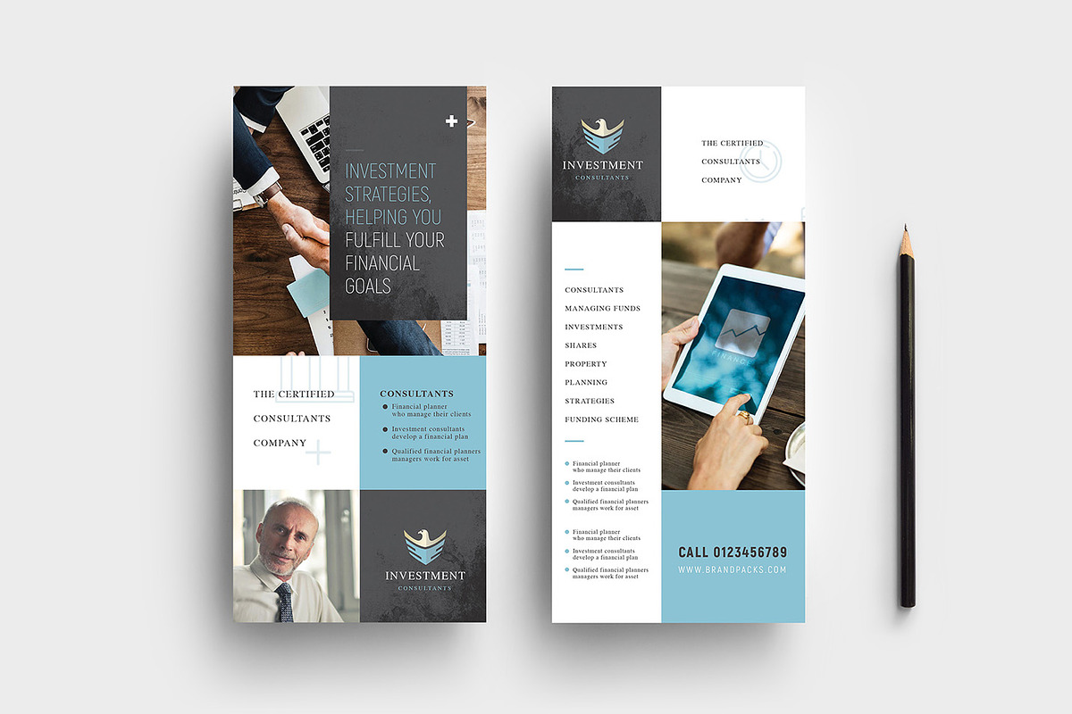 Financial DL Card Template in Card Templates - product preview 8