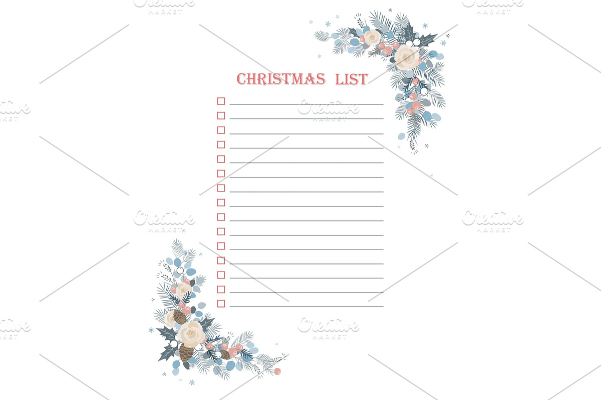 Christmas To Do Checklist with in Objects - product preview 8