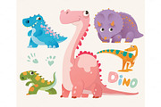 Dino. Set 2 PNG Clipart