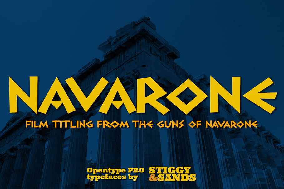 Navarone in Display Fonts - product preview 8