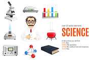 Science Lab Icons Set