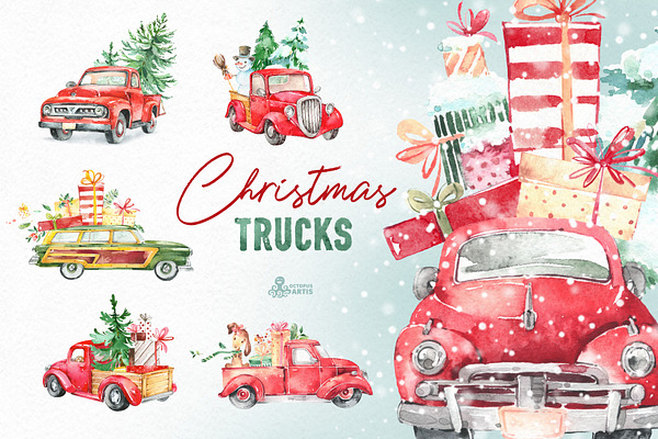 Christmas Trucks Collection