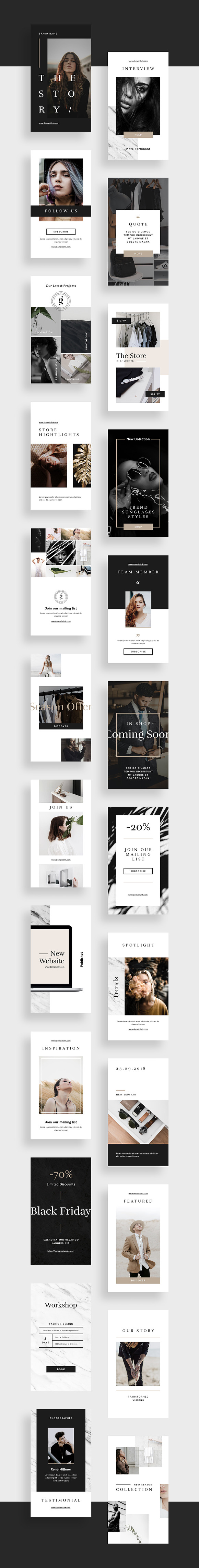 Luxury Social Media Pack in Instagram Templates - product preview 1