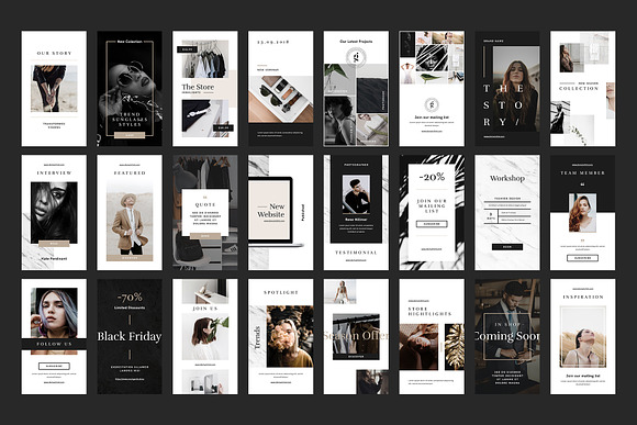 Luxury Social Media Pack in Instagram Templates - product preview 6