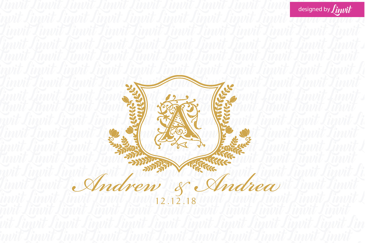 Modern Wedding Logo in Logo Templates - product preview 8