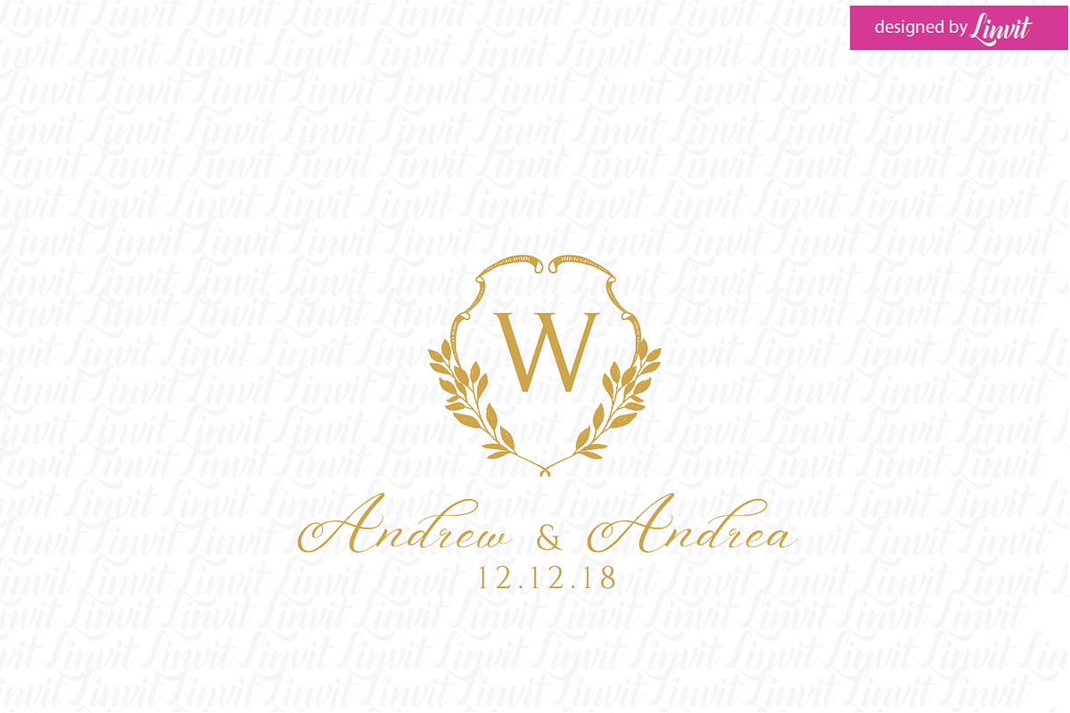 Modern Wedding Logo in Logo Templates - product preview 8
