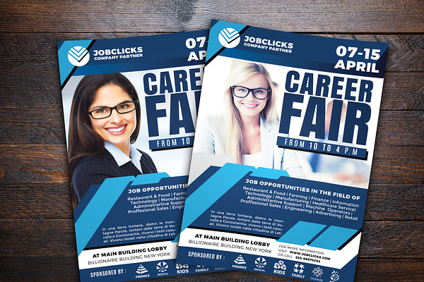 Job Career Company Flyer
