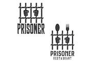 Logo concept for Prisoner restaurant
