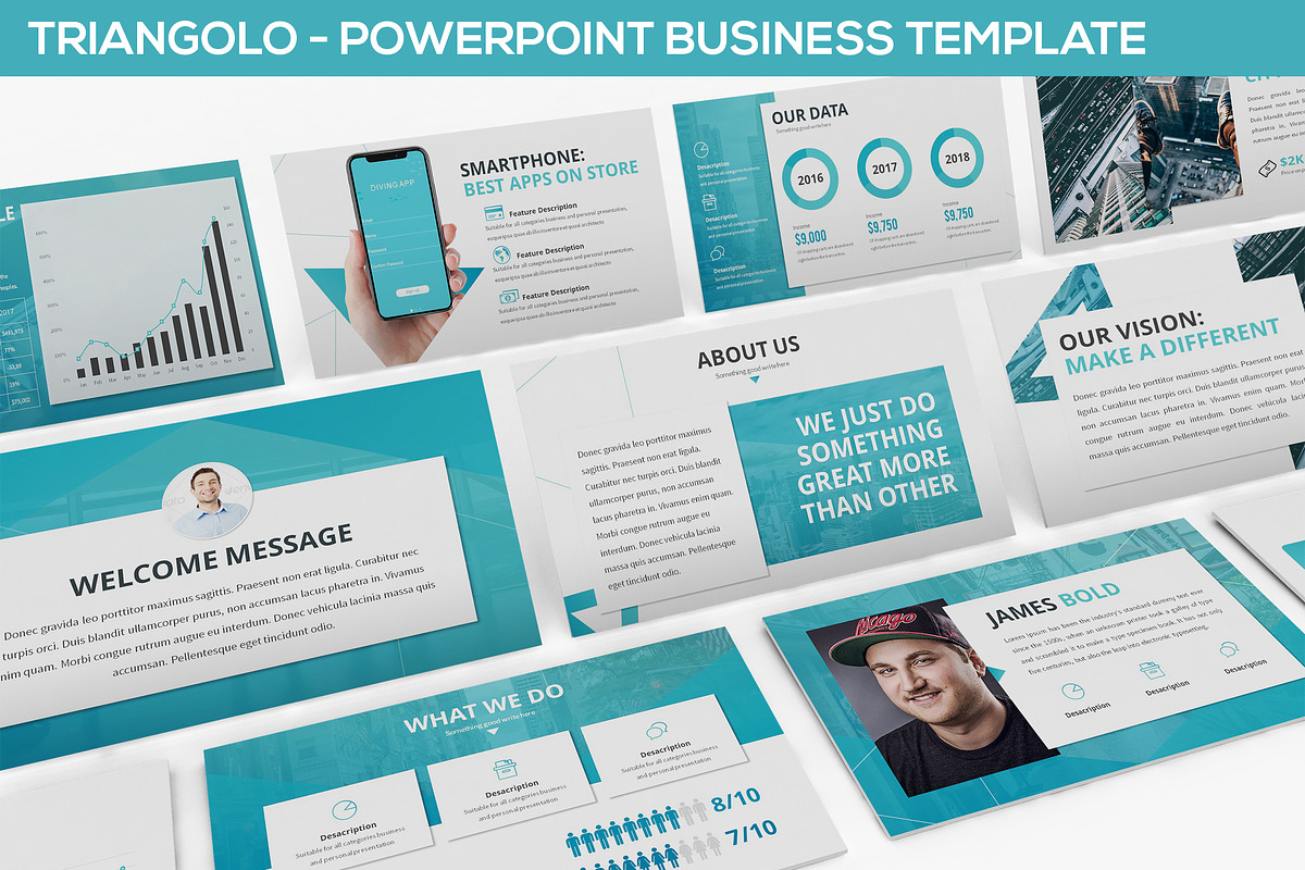 Triangolo - Powerpoint Business in PowerPoint Templates - product preview 8