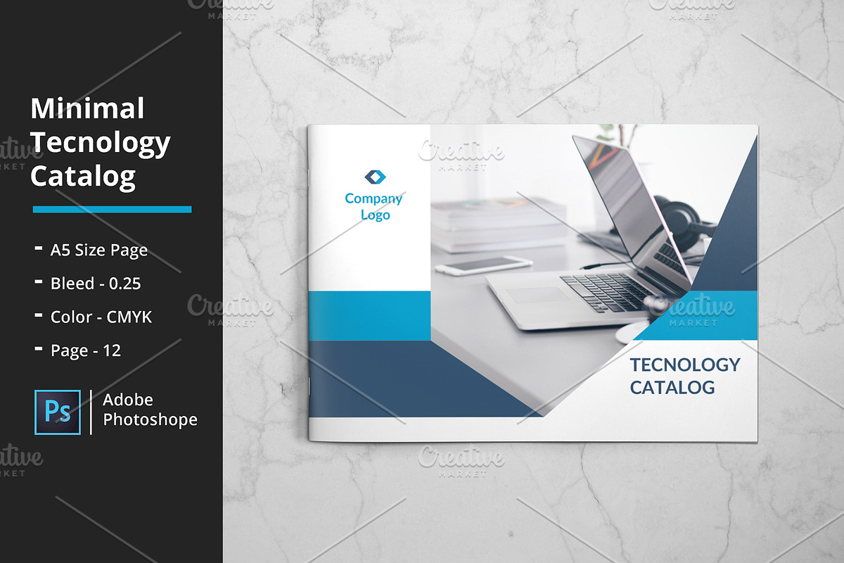 Technology Brochure V830 in Brochure Templates - product preview 8