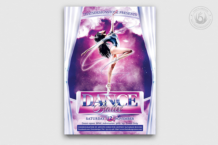 Dance Ballet Flyer Template V1