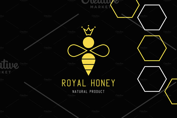 Royal Honey Logo Design in Logo Templates - product preview 2