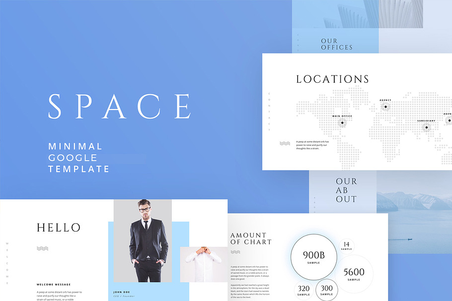 SPACE Google Slides Template in Google Slides Templates - product preview 8