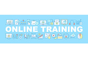 Online training word concepts banner