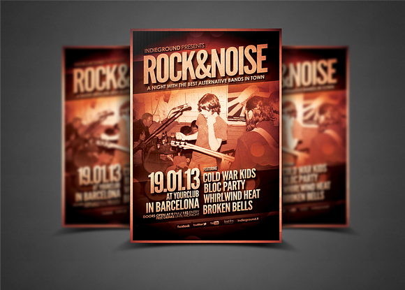 Flyer Mock Ups in Print Mockups - product preview 1