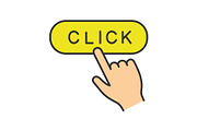 Click button color icon