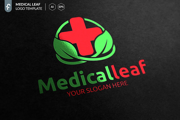 Medical Leaf Logo in Logo Templates - product preview 1