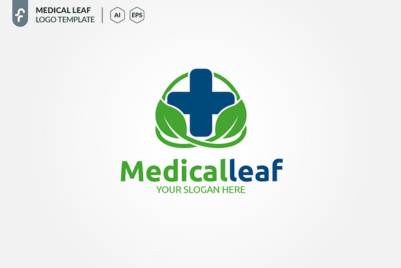 Medical Leaf Logo in Logo Templates - product preview 2