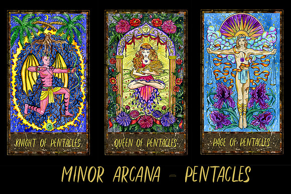 Magic Gate Tarot Deck colorful in Illustrations - product preview 3
