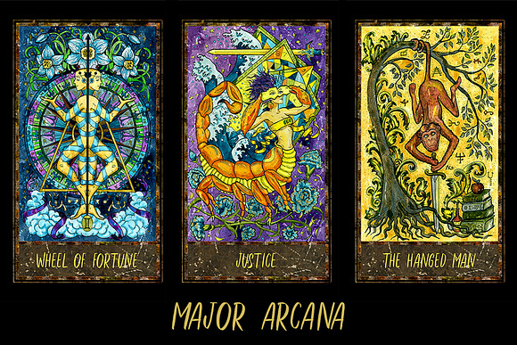 Magic Gate Tarot Deck colorful in Illustrations - product preview 6