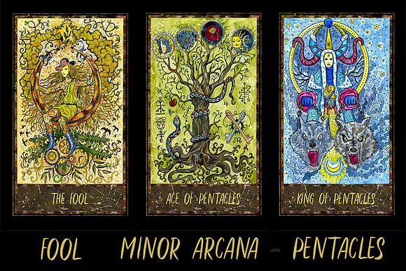 Magic Gate Tarot Deck colorful in Illustrations - product preview 9
