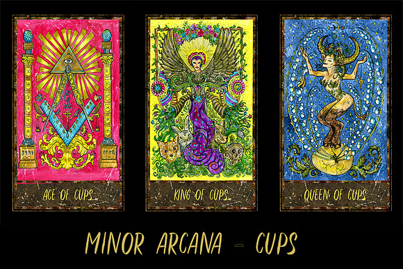 Magic Gate Tarot Deck colorful in Illustrations - product preview 10