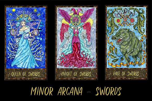Magic Gate Tarot Deck colorful in Illustrations - product preview 15