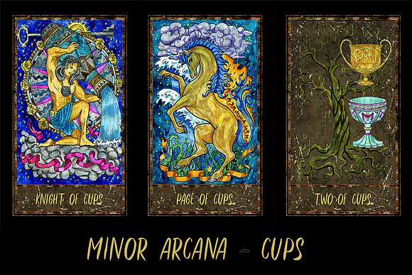Magic Gate Tarot Deck colorful in Illustrations - product preview 22