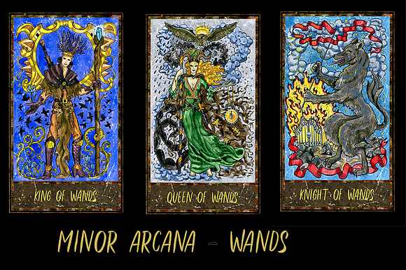 Magic Gate Tarot Deck colorful in Illustrations - product preview 26