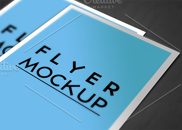 Flyer Mock Ups in Print Mockups - product preview 4