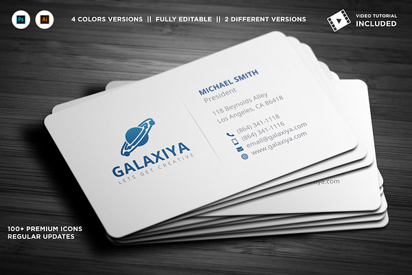 Modern Corporate Business Cards