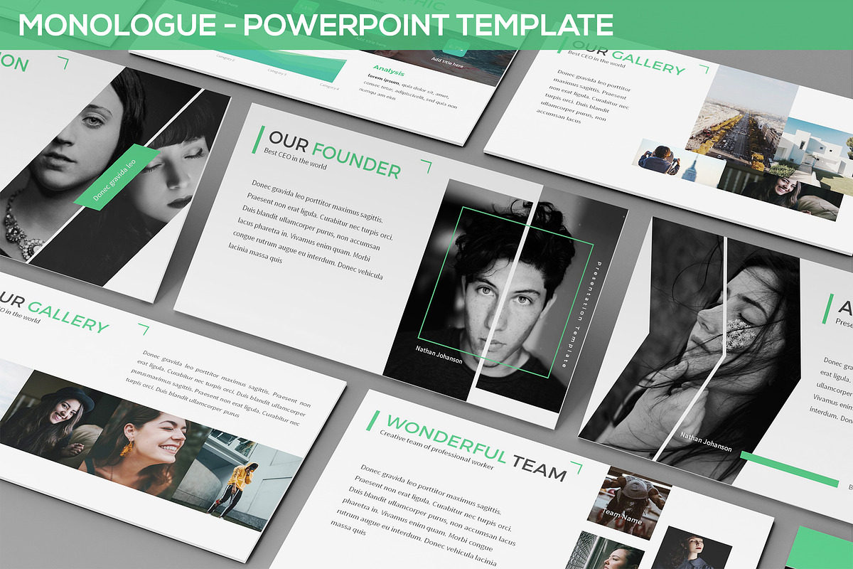 Monologue - Powerpoint Presentation in PowerPoint Templates - product preview 8