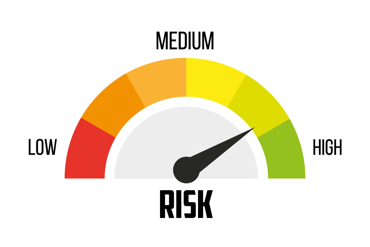 Risk concept on speedometer. Vector  in Illustrations - product preview 8