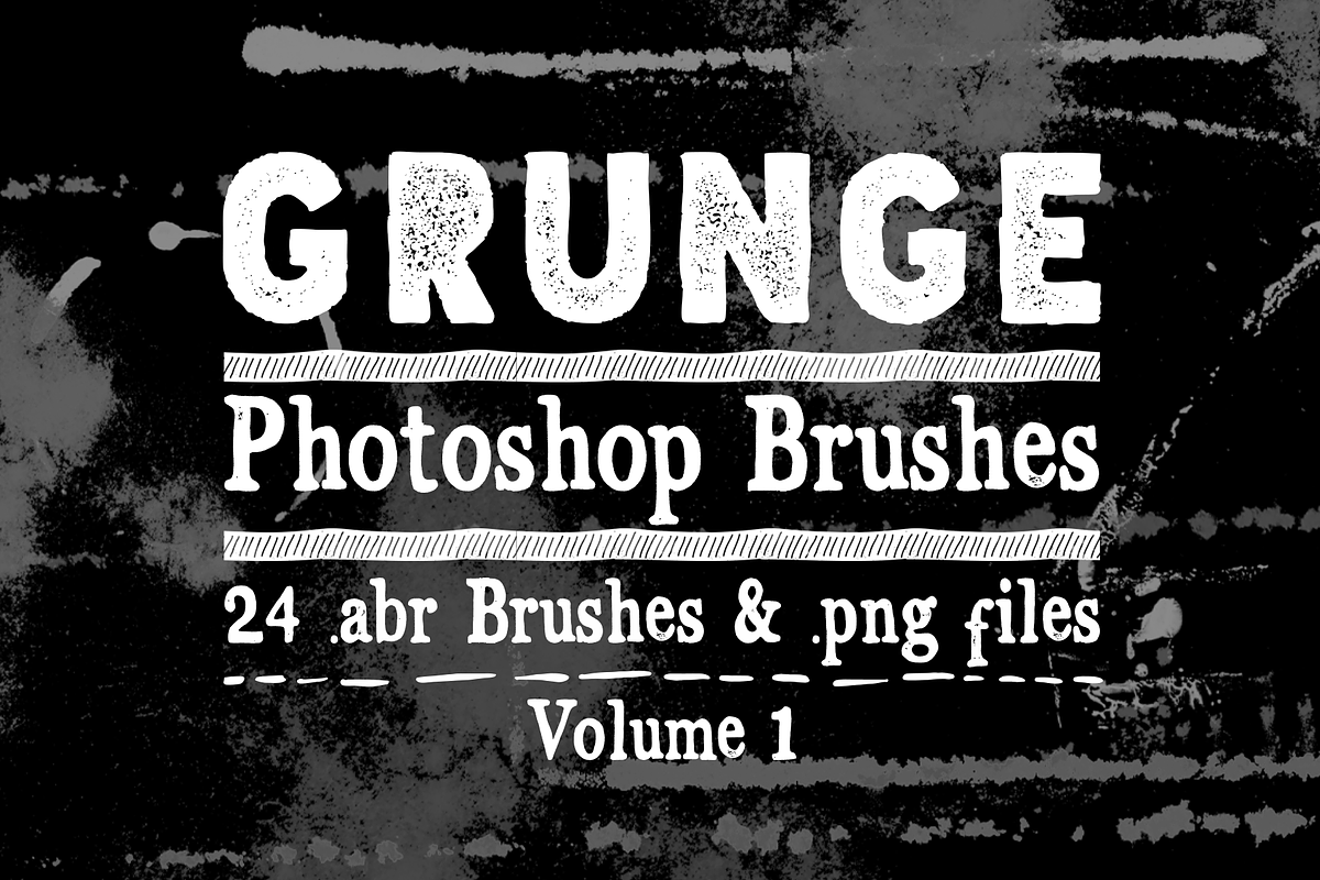 Grunge Texture Photoshop Brushes V1 in Photoshop Brushes - product preview 8