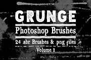Grunge Texture Photoshop Brushes V1