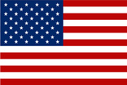 American flag vector icon.