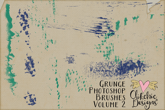 Grunge Texture Photoshop Brushes V2 in Add-Ons - product preview 3