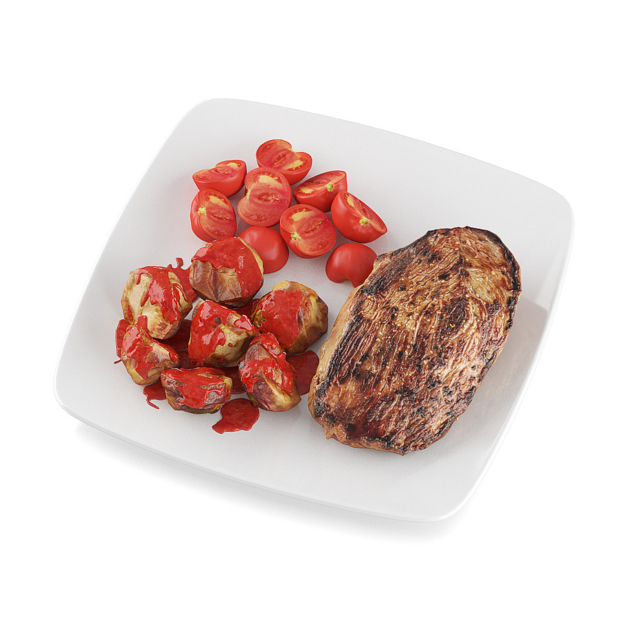 Steak with baked potatoes in Food - product preview 6