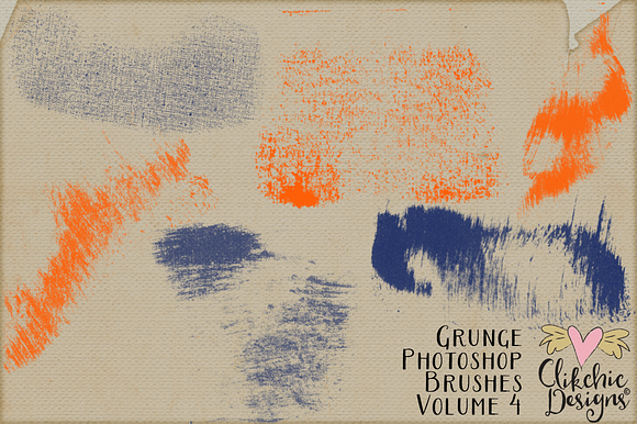 Grunge Ink Photoshop Brushes V4 in Photoshop Brushes - product preview 2