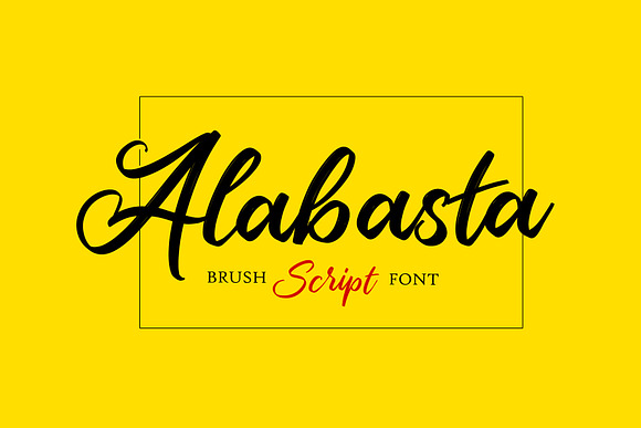 Alabasta Script in Script Fonts - product preview 7