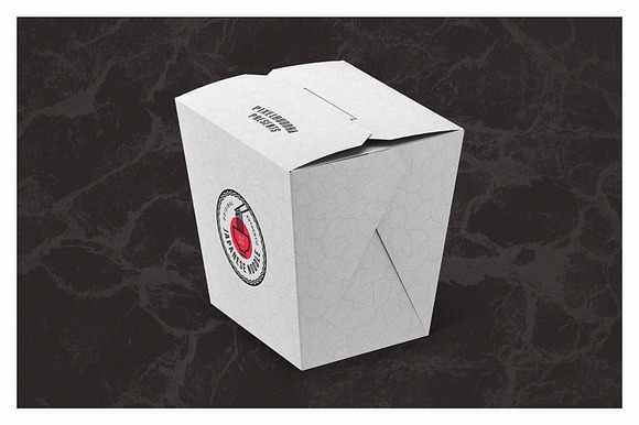 Noodles Box Mockup Set in Product Mockups - product preview 4