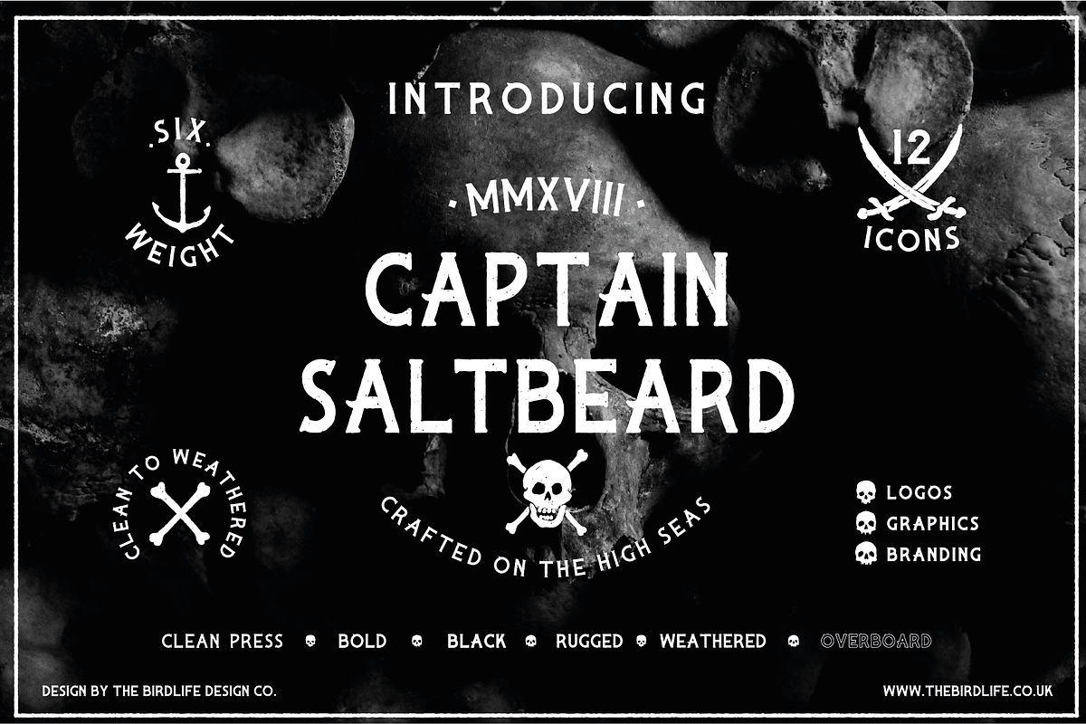 CAPTAIN SALTBEARD  in Serif Fonts - product preview 8