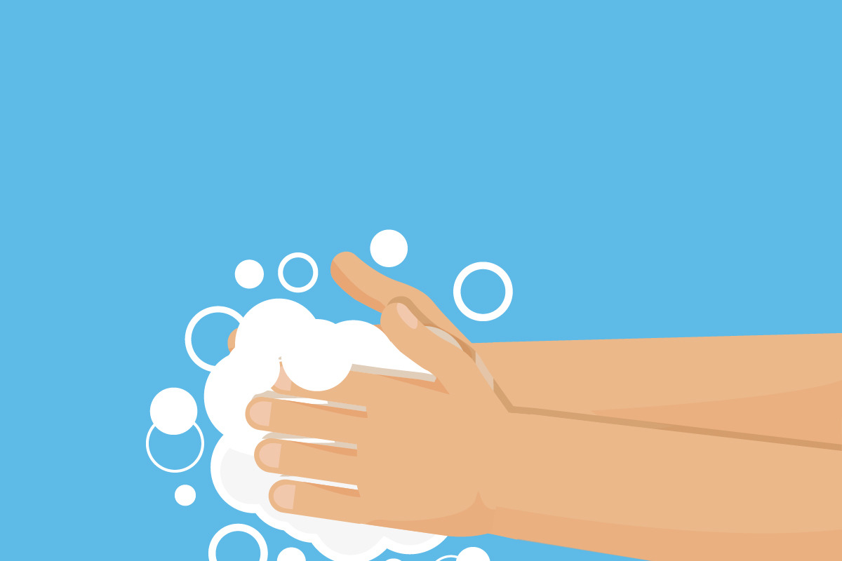 Washing hand vector flat icon in Illustrations - product preview 8