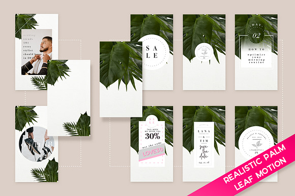 animated urban jungle | greenery in Instagram Templates - product preview 4