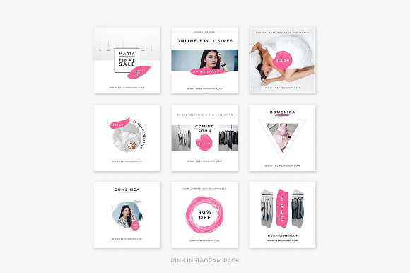 Clean Instagram Bundle in Instagram Templates - product preview 4