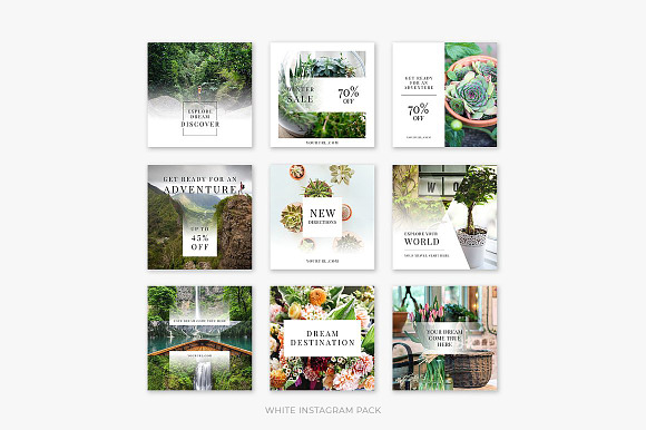 Clean Instagram Bundle in Instagram Templates - product preview 6