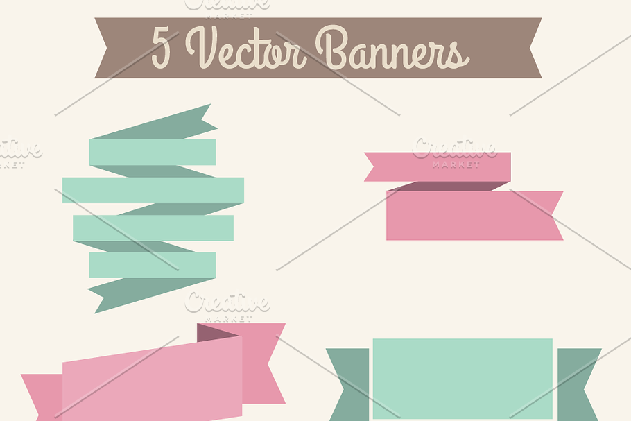 Vector Banners in Objects - product preview 8