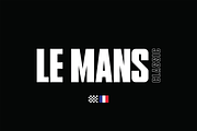 LE MANS - CLASSIC Font